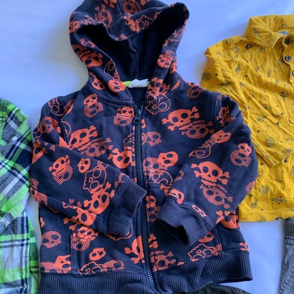 TODDLER BOY 2T MIXED LOT BUNDLE OF 6 HOODIE SHACKET PANTS SHIRTS - Picture 10 of 12